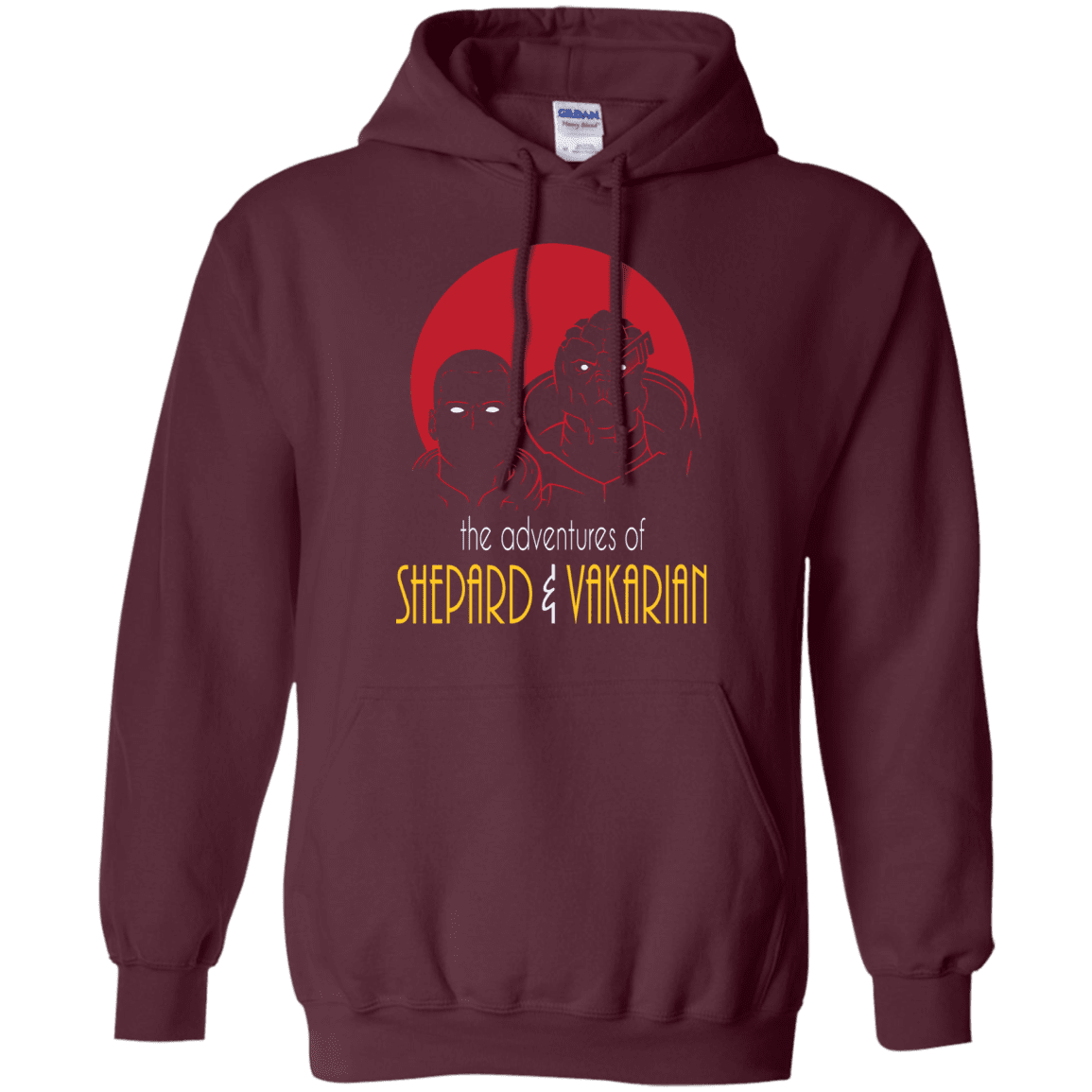 Sweatshirts Maroon / S Adventures of Broshep & Vakarian Pullover Hoodie