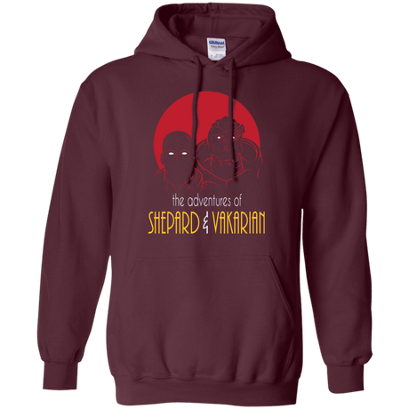 Sweatshirts Maroon / S Adventures of Broshep & Vakarian Pullover Hoodie