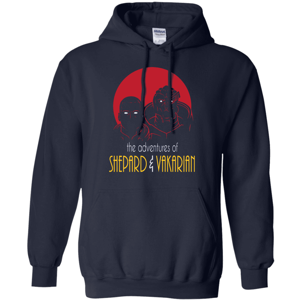 Sweatshirts Navy / S Adventures of Broshep & Vakarian Pullover Hoodie