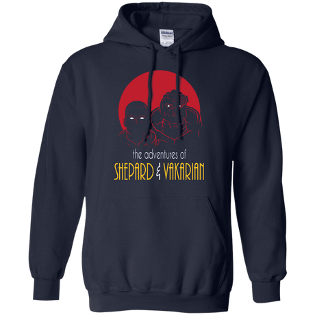 Sweatshirts Navy / S Adventures of Broshep & Vakarian Pullover Hoodie