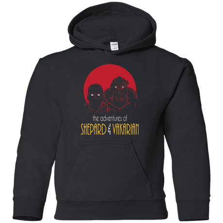 Sweatshirts Black / YS Adventures of Broshep & Vakarian Youth Hoodie