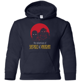 Sweatshirts Navy / YS Adventures of Broshep & Vakarian Youth Hoodie