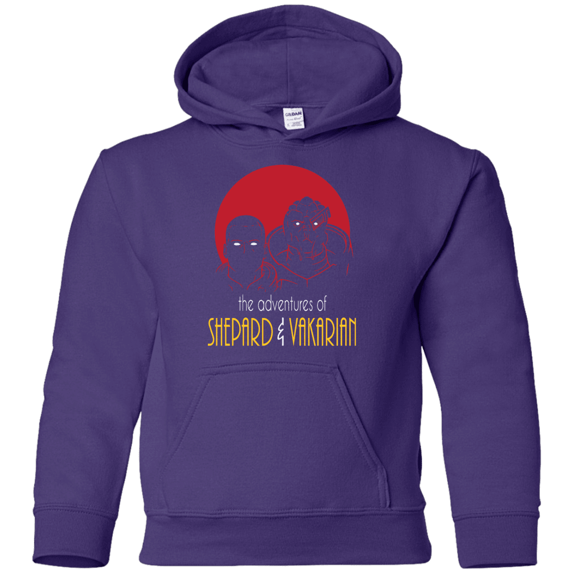 Sweatshirts Purple / YS Adventures of Broshep & Vakarian Youth Hoodie