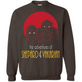 Sweatshirts Dark Chocolate / S Adventures of Femshep & Vakarian Crewneck Sweatshirt