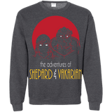 Sweatshirts Dark Heather / S Adventures of Femshep & Vakarian Crewneck Sweatshirt