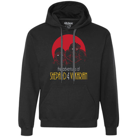 Sweatshirts Black / S Adventures of Femshep & Vakarian Premium Fleece Hoodie