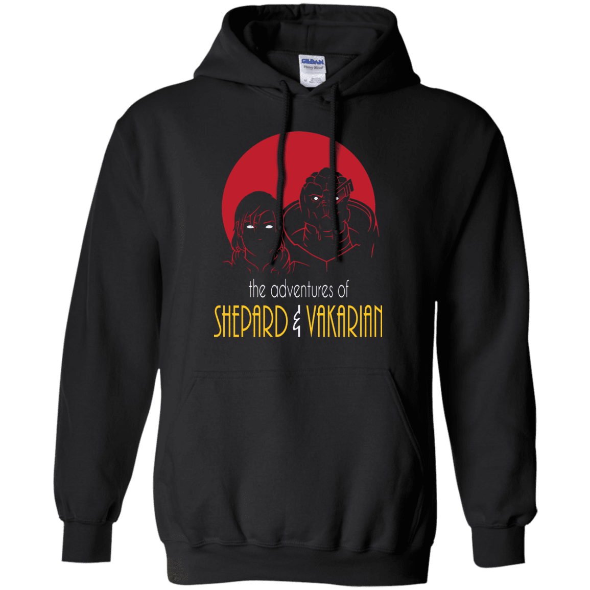 Sweatshirts Black / S Adventures of Femshep & Vakarian Pullover Hoodie