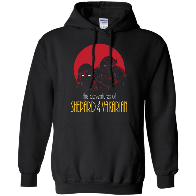 Sweatshirts Black / S Adventures of Femshep & Vakarian Pullover Hoodie