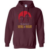 Sweatshirts Maroon / S Adventures of Femshep & Vakarian Pullover Hoodie