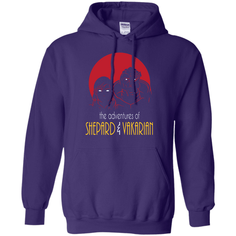 Sweatshirts Purple / S Adventures of Femshep & Vakarian Pullover Hoodie