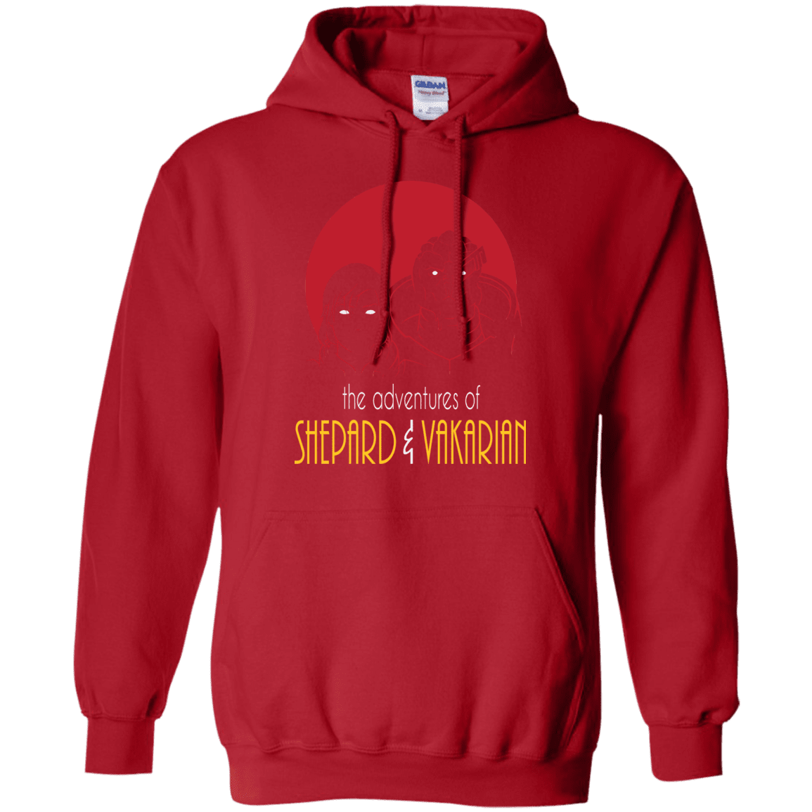 Sweatshirts Red / S Adventures of Femshep & Vakarian Pullover Hoodie