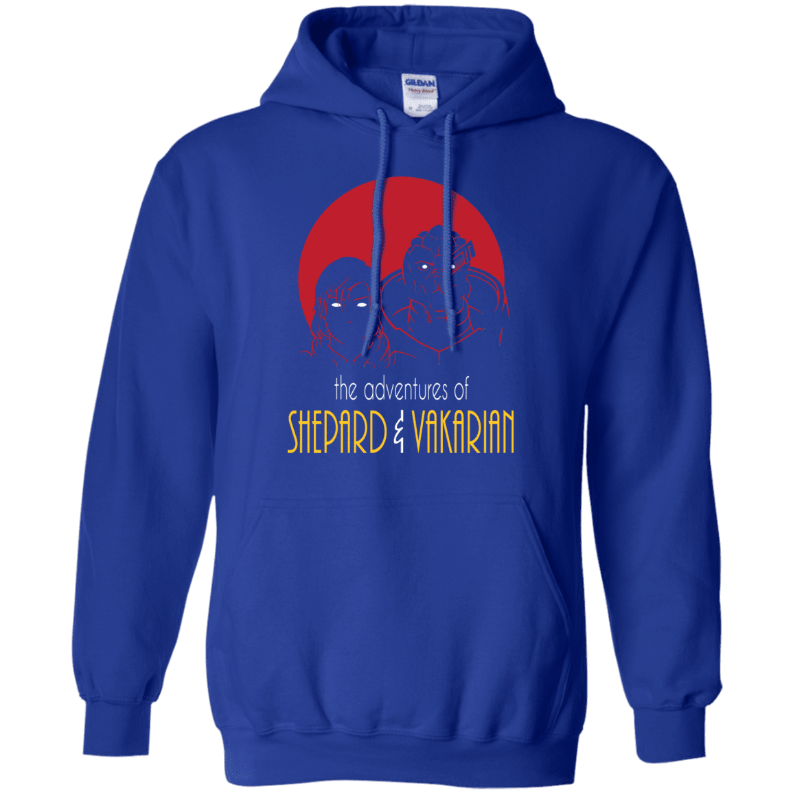 Sweatshirts Royal / S Adventures of Femshep & Vakarian Pullover Hoodie