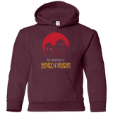 Sweatshirts Maroon / YS Adventures of Femshep & Vakarian Youth Hoodie