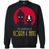 Sweatshirts Black / S Adventures of Korra & Aang Crewneck Sweatshirt