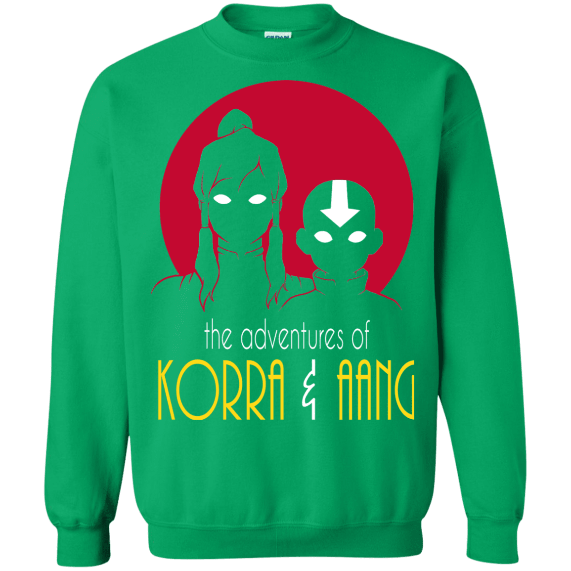 Sweatshirts Irish Green / S Adventures of Korra & Aang Crewneck Sweatshirt