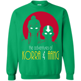 Sweatshirts Irish Green / S Adventures of Korra & Aang Crewneck Sweatshirt