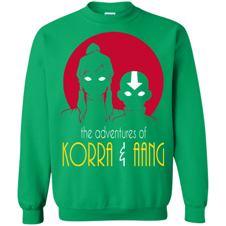 Sweatshirts Irish Green / S Adventures of Korra & Aang Crewneck Sweatshirt