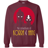 Sweatshirts Maroon / S Adventures of Korra & Aang Crewneck Sweatshirt