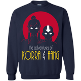 Sweatshirts Navy / S Adventures of Korra & Aang Crewneck Sweatshirt