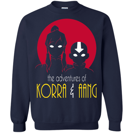 Sweatshirts Navy / S Adventures of Korra & Aang Crewneck Sweatshirt