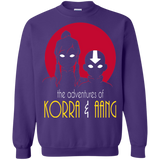 Sweatshirts Purple / S Adventures of Korra & Aang Crewneck Sweatshirt