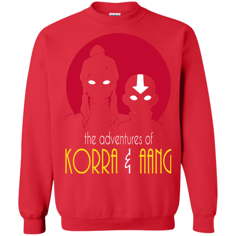 Sweatshirts Red / S Adventures of Korra & Aang Crewneck Sweatshirt