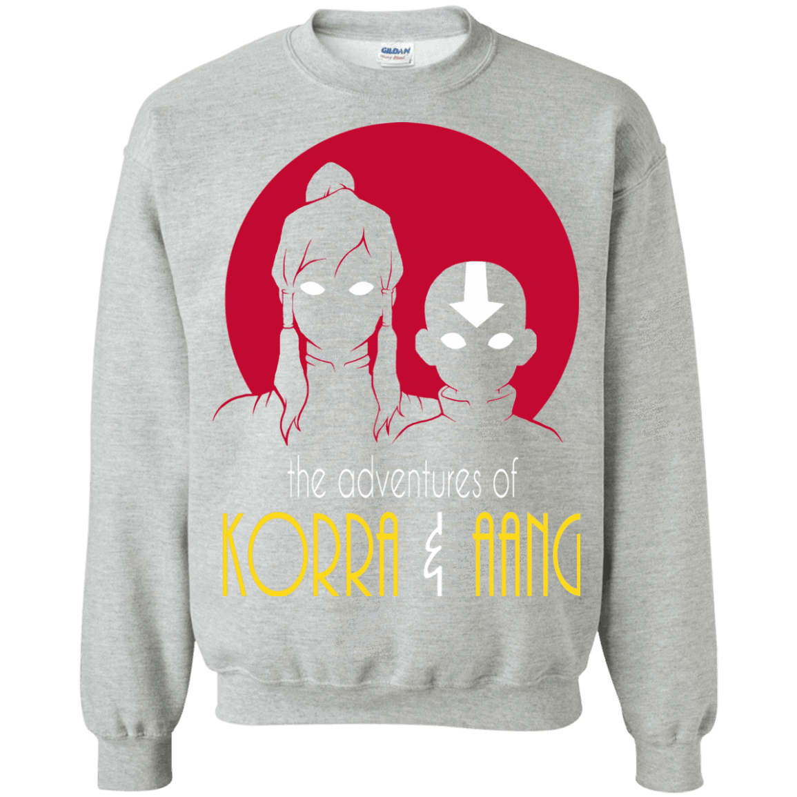 Sweatshirts Sport Grey / S Adventures of Korra & Aang Crewneck Sweatshirt