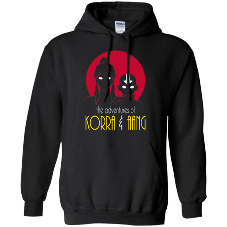 Sweatshirts Black / S Adventures of Korra & Aang Pullover Hoodie