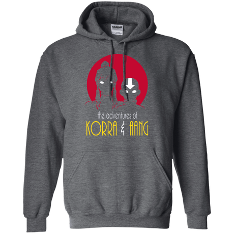 Sweatshirts Dark Heather / S Adventures of Korra & Aang Pullover Hoodie