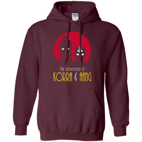 Sweatshirts Maroon / S Adventures of Korra & Aang Pullover Hoodie