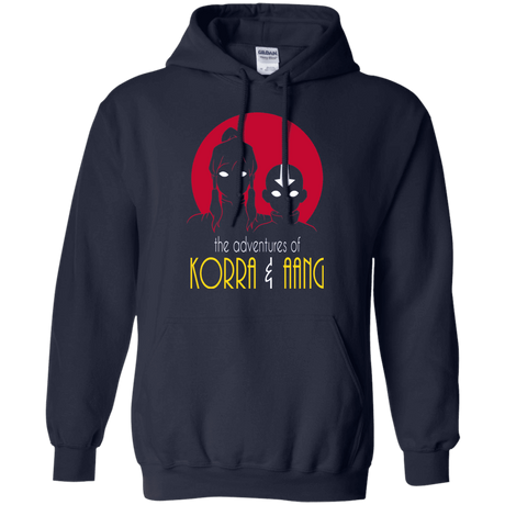 Sweatshirts Navy / S Adventures of Korra & Aang Pullover Hoodie