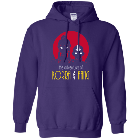 Sweatshirts Purple / S Adventures of Korra & Aang Pullover Hoodie