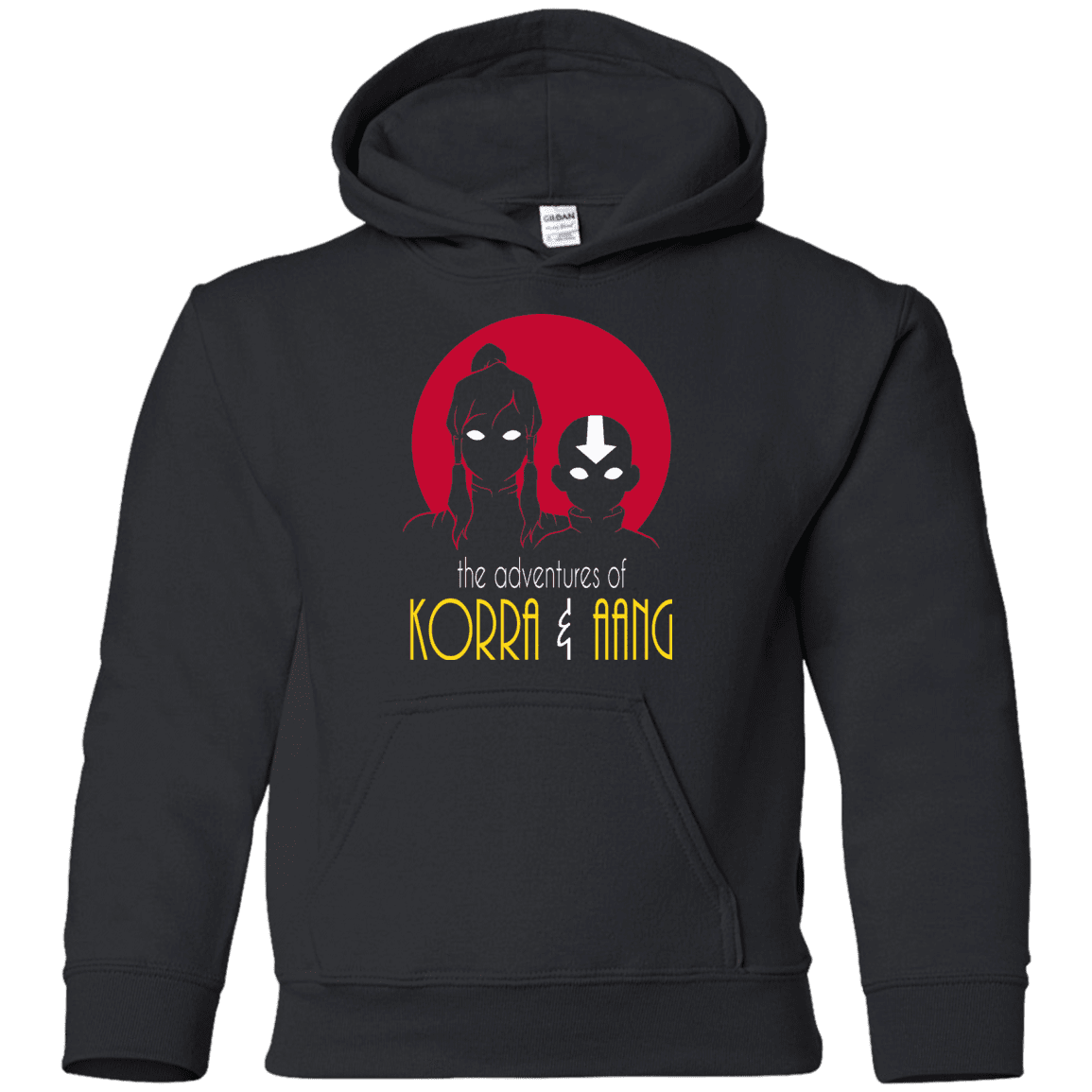 Sweatshirts Black / YS Adventures of Korra & Aang Youth Hoodie