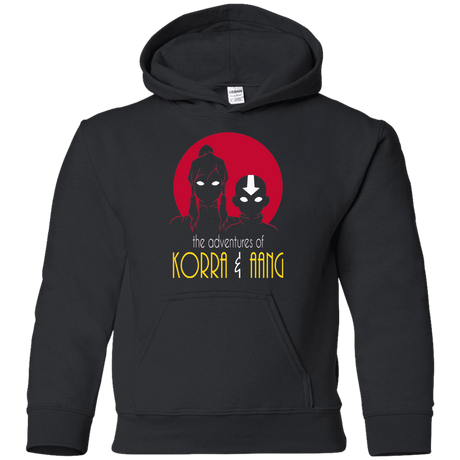 Sweatshirts Black / YS Adventures of Korra & Aang Youth Hoodie