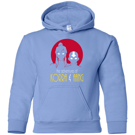 Sweatshirts Carolina Blue / YS Adventures of Korra & Aang Youth Hoodie