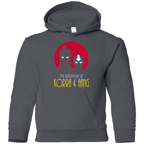 Sweatshirts Charcoal / YS Adventures of Korra & Aang Youth Hoodie