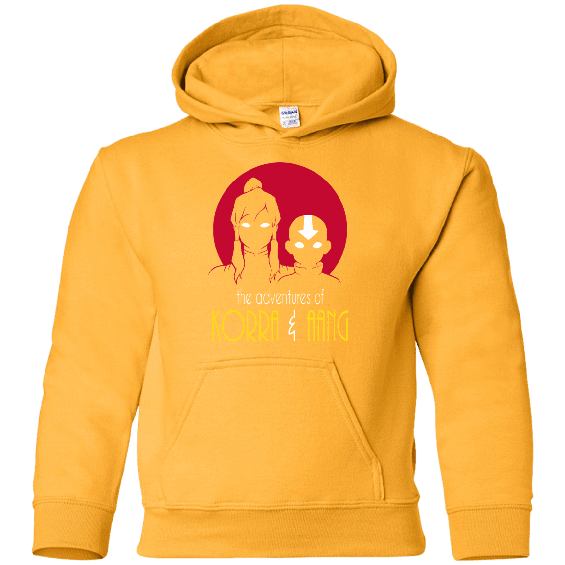 Sweatshirts Gold / YS Adventures of Korra & Aang Youth Hoodie