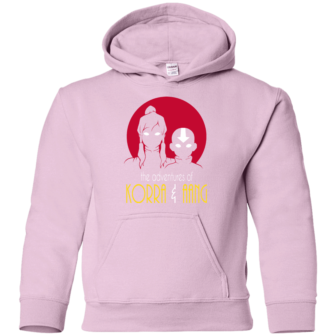 Sweatshirts Light Pink / YS Adventures of Korra & Aang Youth Hoodie