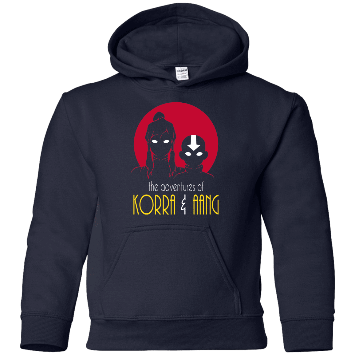Sweatshirts Navy / YS Adventures of Korra & Aang Youth Hoodie