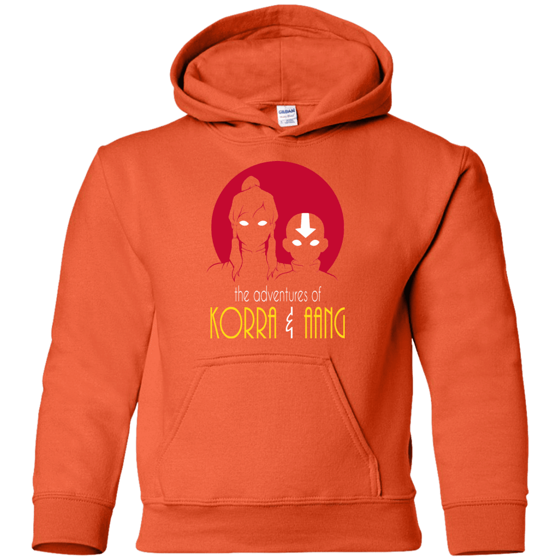 Sweatshirts Orange / YS Adventures of Korra & Aang Youth Hoodie
