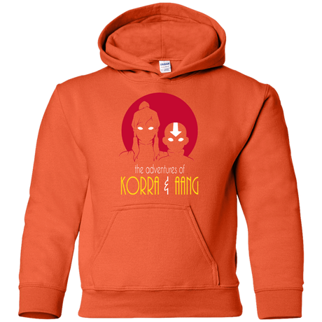 Sweatshirts Orange / YS Adventures of Korra & Aang Youth Hoodie