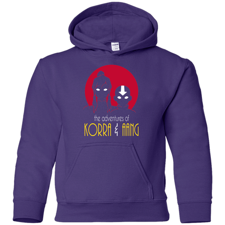 Sweatshirts Purple / YS Adventures of Korra & Aang Youth Hoodie