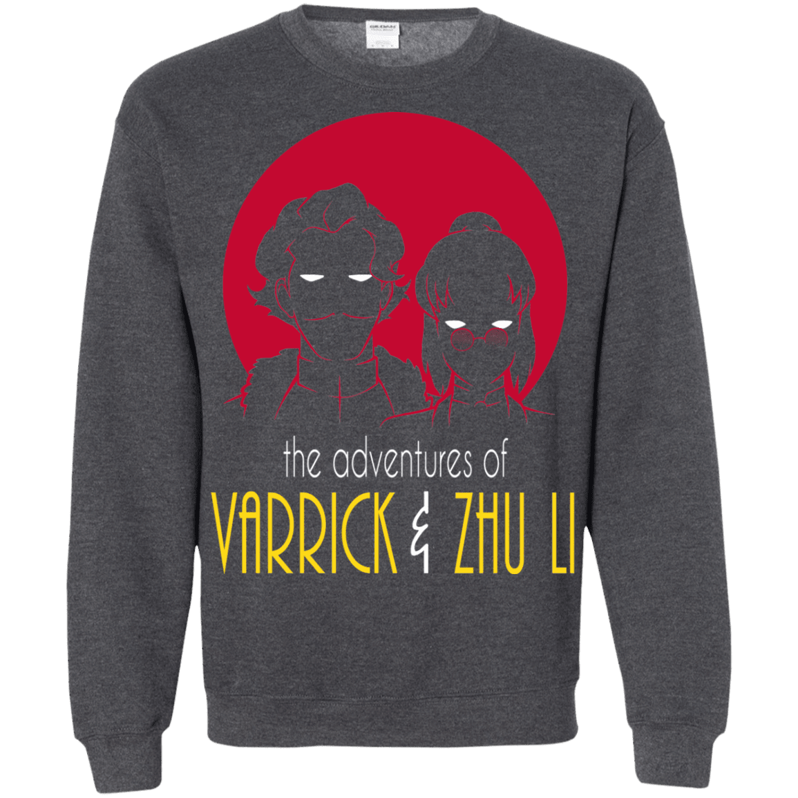 Sweatshirts Dark Heather / S Adventures of Varrick & Zhu Li Crewneck Sweatshirt