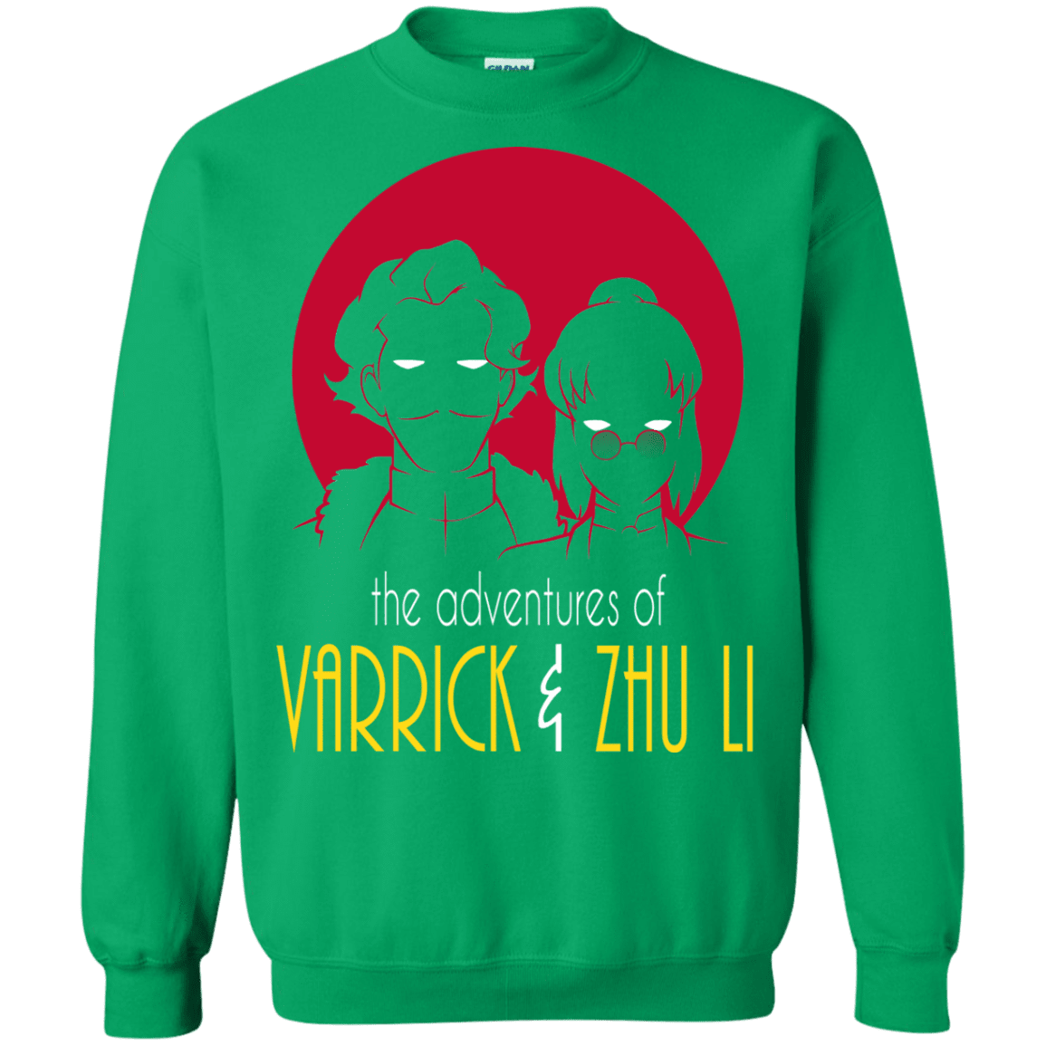 Sweatshirts Irish Green / S Adventures of Varrick & Zhu Li Crewneck Sweatshirt