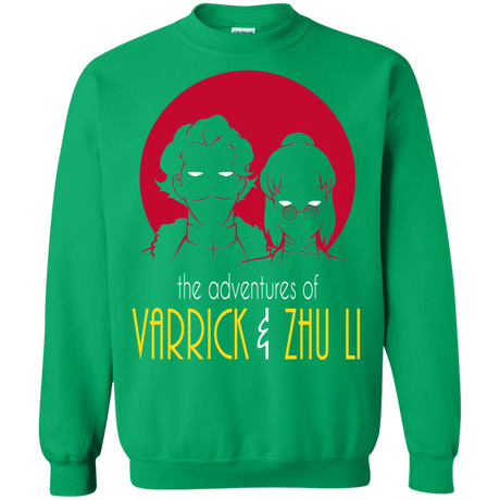 Sweatshirts Irish Green / S Adventures of Varrick & Zhu Li Crewneck Sweatshirt