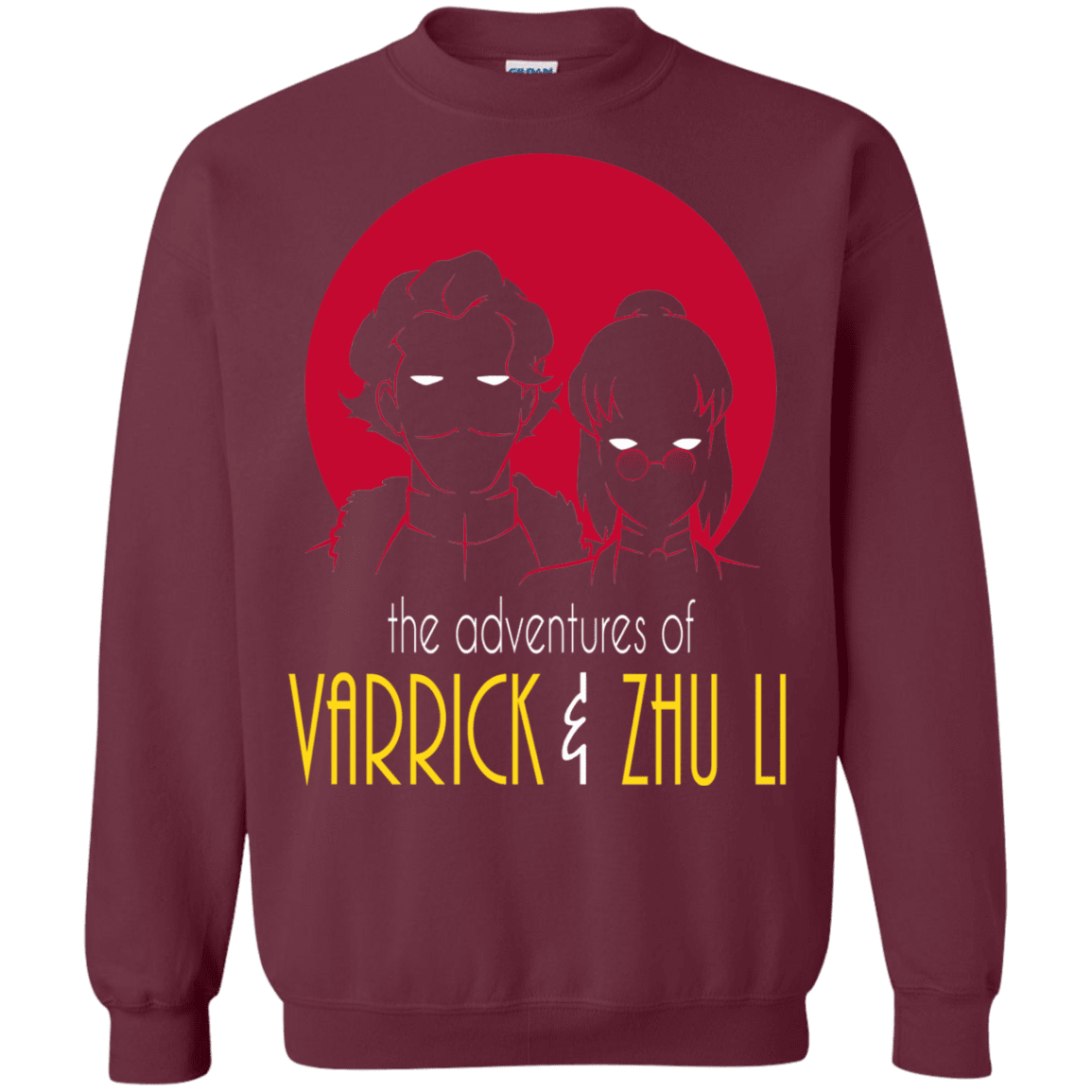 Sweatshirts Maroon / S Adventures of Varrick & Zhu Li Crewneck Sweatshirt