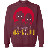 Sweatshirts Maroon / S Adventures of Varrick & Zhu Li Crewneck Sweatshirt