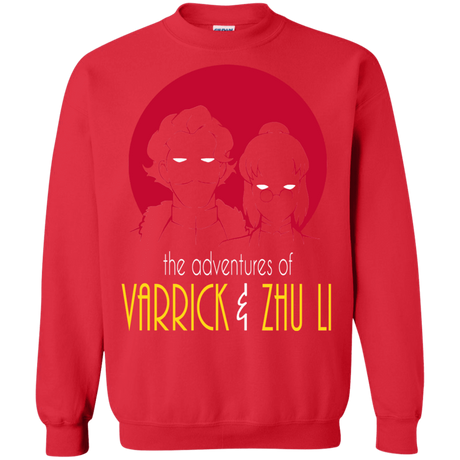 Sweatshirts Red / S Adventures of Varrick & Zhu Li Crewneck Sweatshirt