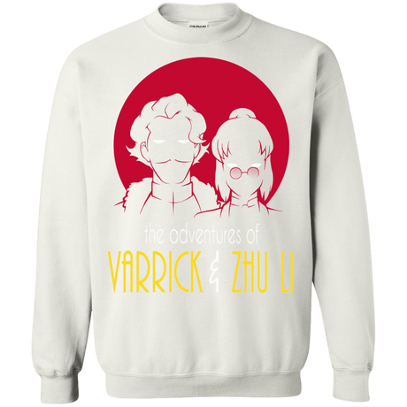 Sweatshirts White / S Adventures of Varrick & Zhu Li Crewneck Sweatshirt