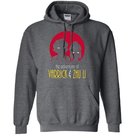 Sweatshirts Dark Heather / S Adventures of Varrick & Zhu Li Pullover Hoodie